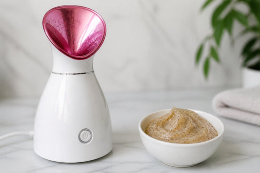 Facial Steamer vs Exfoliating Scrub for Blackheads